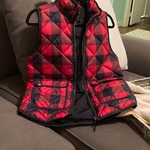J. Crew Buffalo Plaid Vest